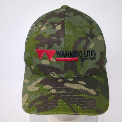 Warning Lites Of St. Louis Trucker Hat Multi OS Adjustable Camo Mesh Yupoong