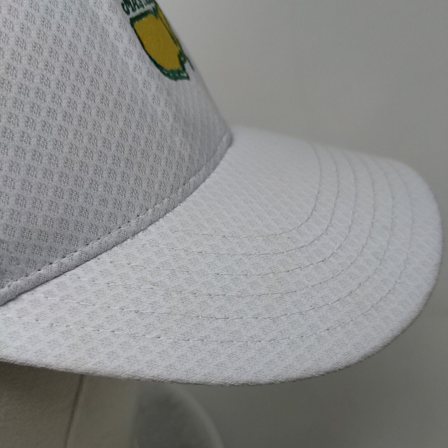 Masters Strapback Hat White One Size Adjustable Embroidered American Needle