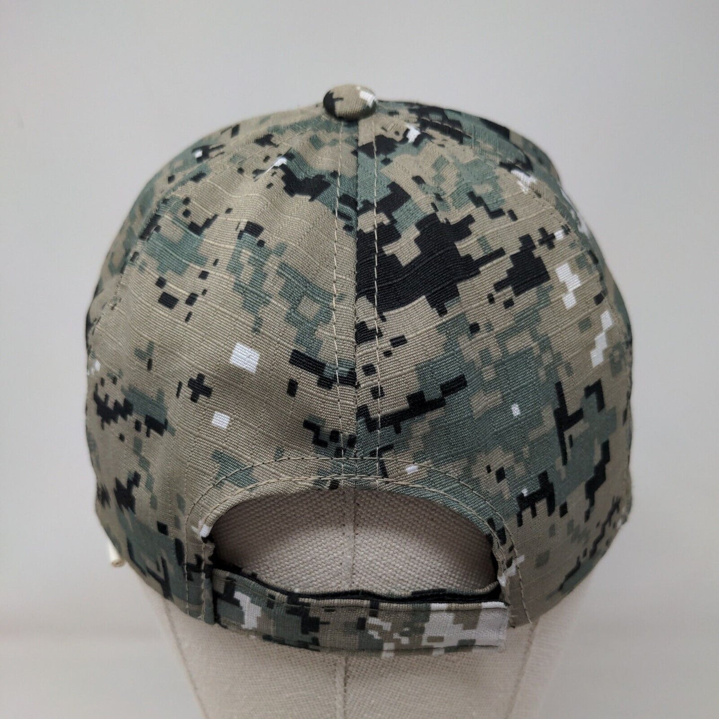 True Gear North Strapback Hat Camouflage One Size Adjustable 6 Panel Blank