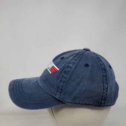 Top Gun Youth Snapback Hat Blue OSFM Adjustable Embroidered Vented Holes 6 Panel