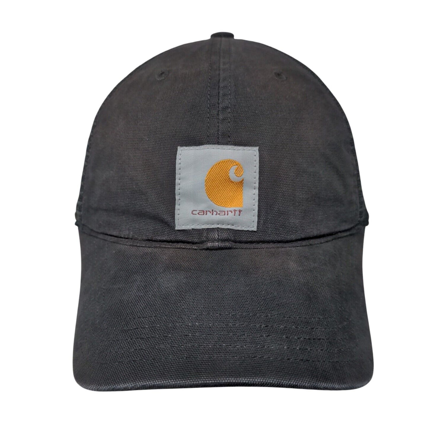 Carhartt Patch Snapback Mesh Back Trucker Hat Black OSFA Adjustable