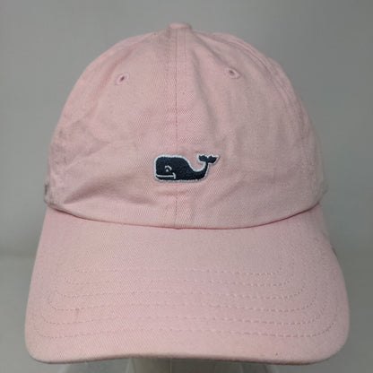 Vineyard Vines Whale Slideback Hat Pink One Size Embroidered Adjustable