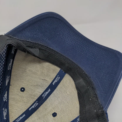 Titleist Fitted Mesh Back Hat Blue Small-Medium Embroidered New Era