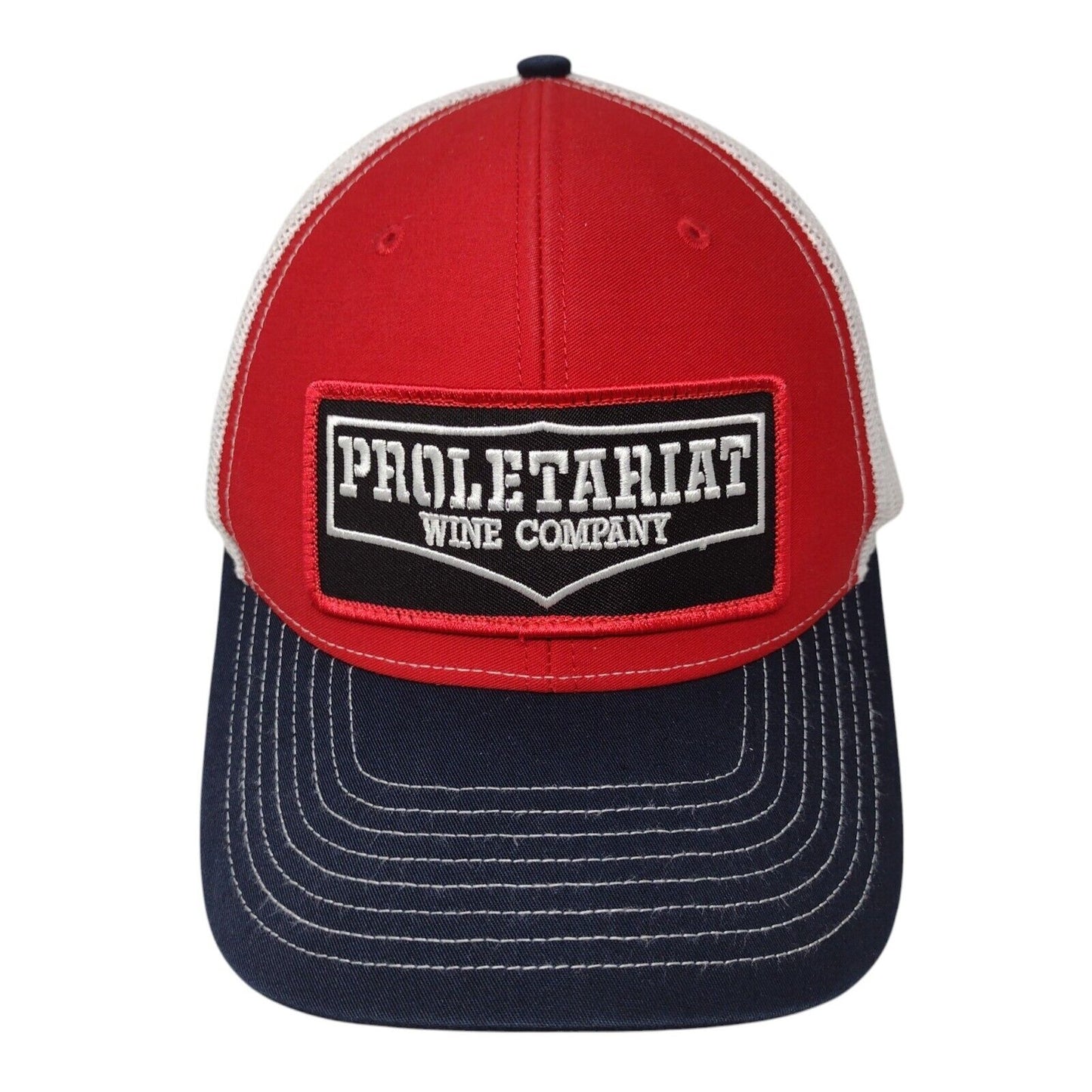 Proletariat Wine Company Snapback Trucker Hat Multi OSFA Mesh Back