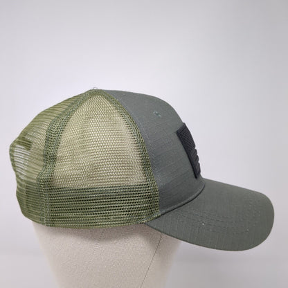 American Flag Snapback Mesh Back Trucker Hat Multi One Size Adjustable