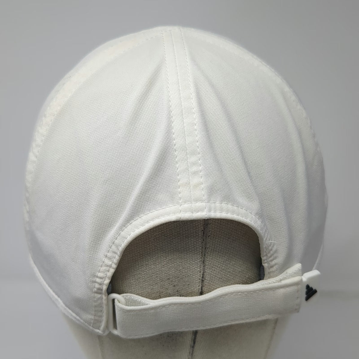 Adidas Baseball Cap White OSFM ClimaCool Perforated Slideback Performance Hat