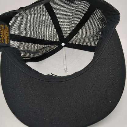 Yupoong Trucker Hat Black One Size CG Construction Team Hustle Mesh Snapback
