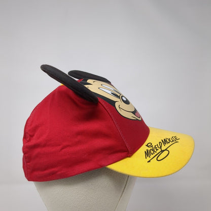 Mickey Mouse Ears Youth Snapback Hat Multicolor One Size Adjustable Disney Parks