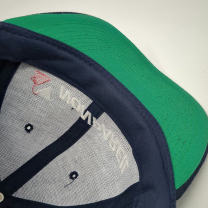 Otto Snapback Blue Hat One Size Nonpareil Logo Green Underbrim 6 Panel Acrylic
