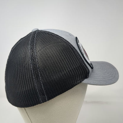 Richardson Baseball Cap Gray M Turbo Performance Products Mesh Flexfit Hat