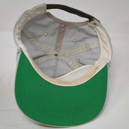 Jeremy Ranch Golf 5 Panel Gray Hat One Size Rope Green Underbrim Slideback