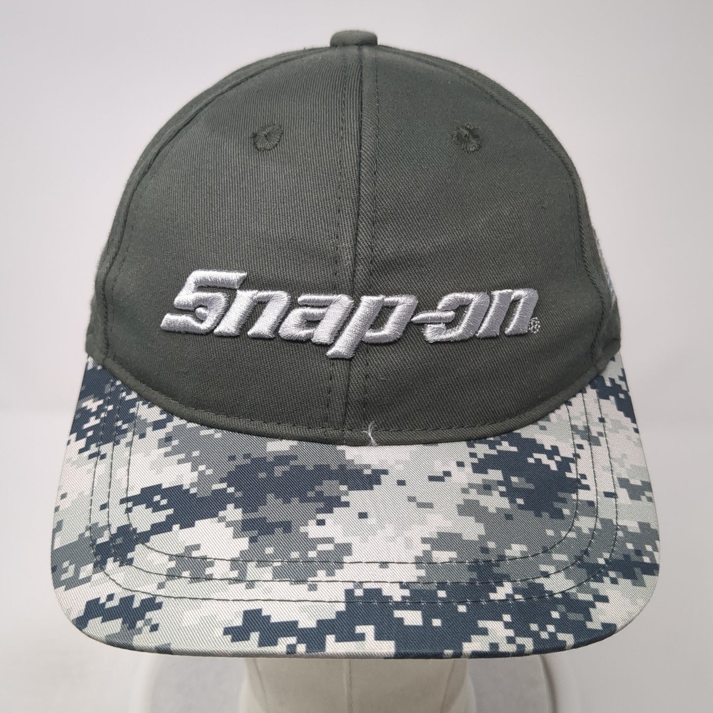 Snap-on Snapback Hat Multicolor One Size Adjustable Camouflage Cotton Twill