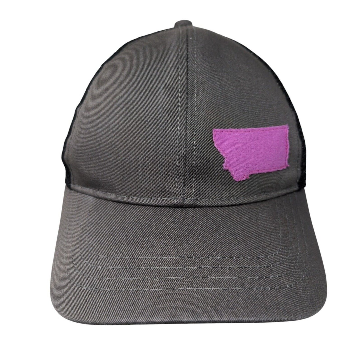 Dig This Chick Snapback Mesh Back Trucker Hat Gray One Size Colorblock