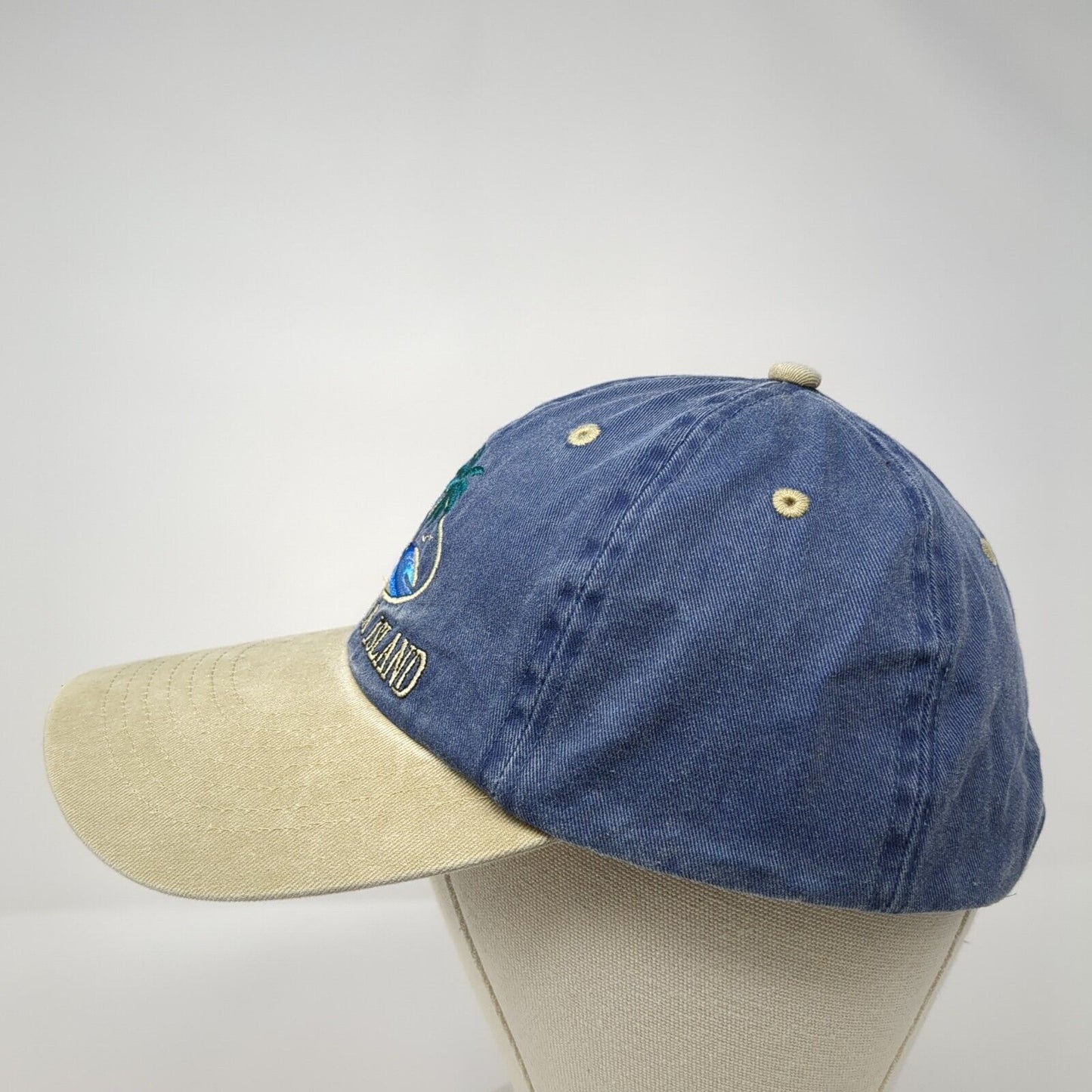 Anna Maria Island Strapback Hat Multi One Size Adjustable Embroidered 6 Panel