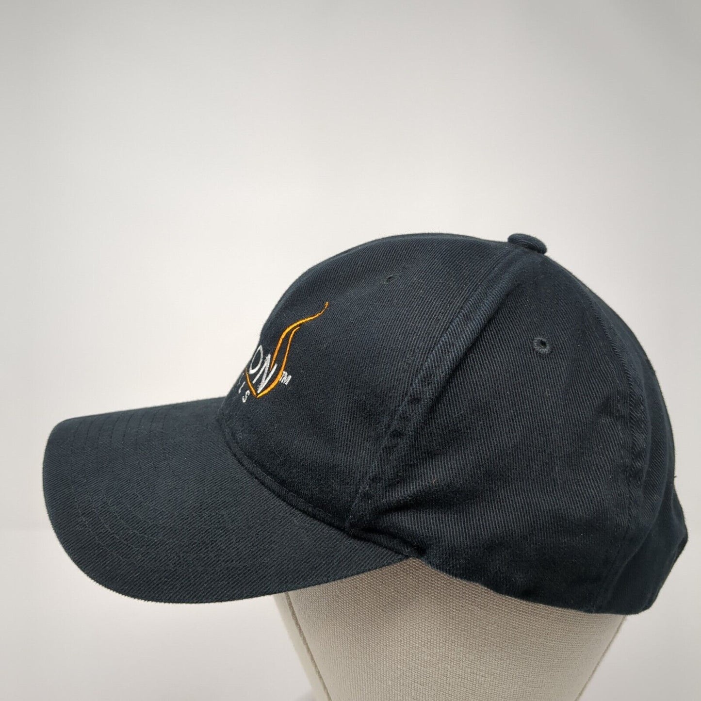 Vision Grills Strapback Hat Black OS Adjustable Embroidered Classics Yupoong