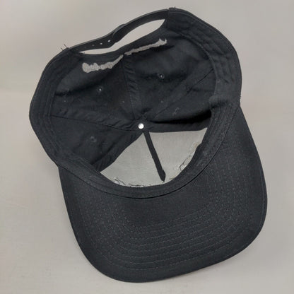 Craz-e Crane Entertainment Snapback Hat Black One Size Embroidered