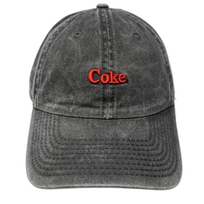 American Needle Baseball Cap Gray One Size Coke Coca-Cola Slideback Cotton Hat