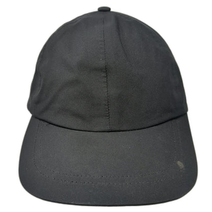 L.L.Bean Baseball Cap Black Gore-Tex Fleece Lined Slideback Strap Hat Vintage