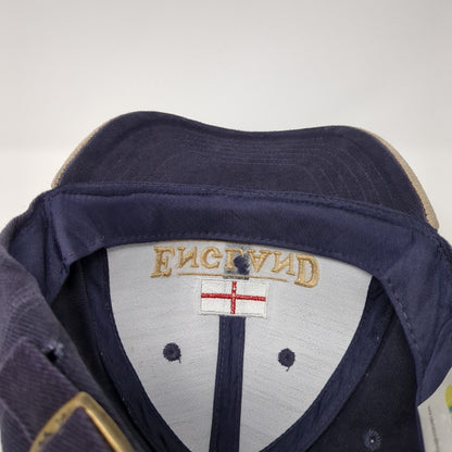 England Slideback Hat Multi One Size Adjustable Embroidered Patriotic Cotton