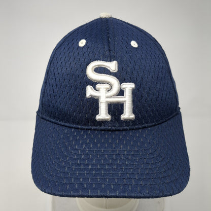 SH Fitted Hat Blue Size 7 Lightweight Breathable Embroidered The Game Pro