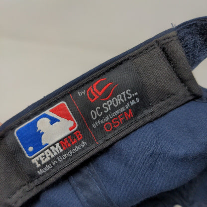 OC Sports Men's Strapback Hat Blue OSFM Embroidered New York Yankees Logo