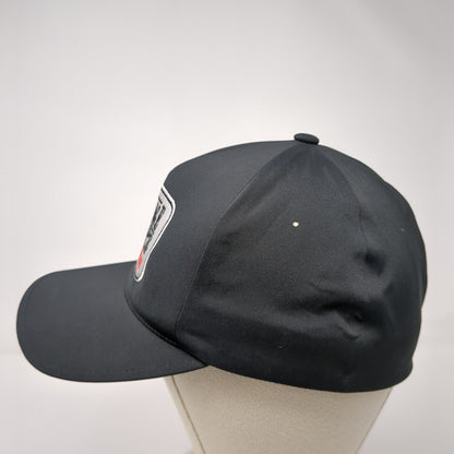 New Age Wraps Custom Vehicle Fitted Hat Black S/M Embroidered Flexfit Delta