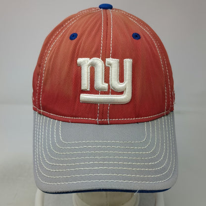 Reebok NFL New York Giants Baseball Cap Red One Size NY Logo Contrast Stitching