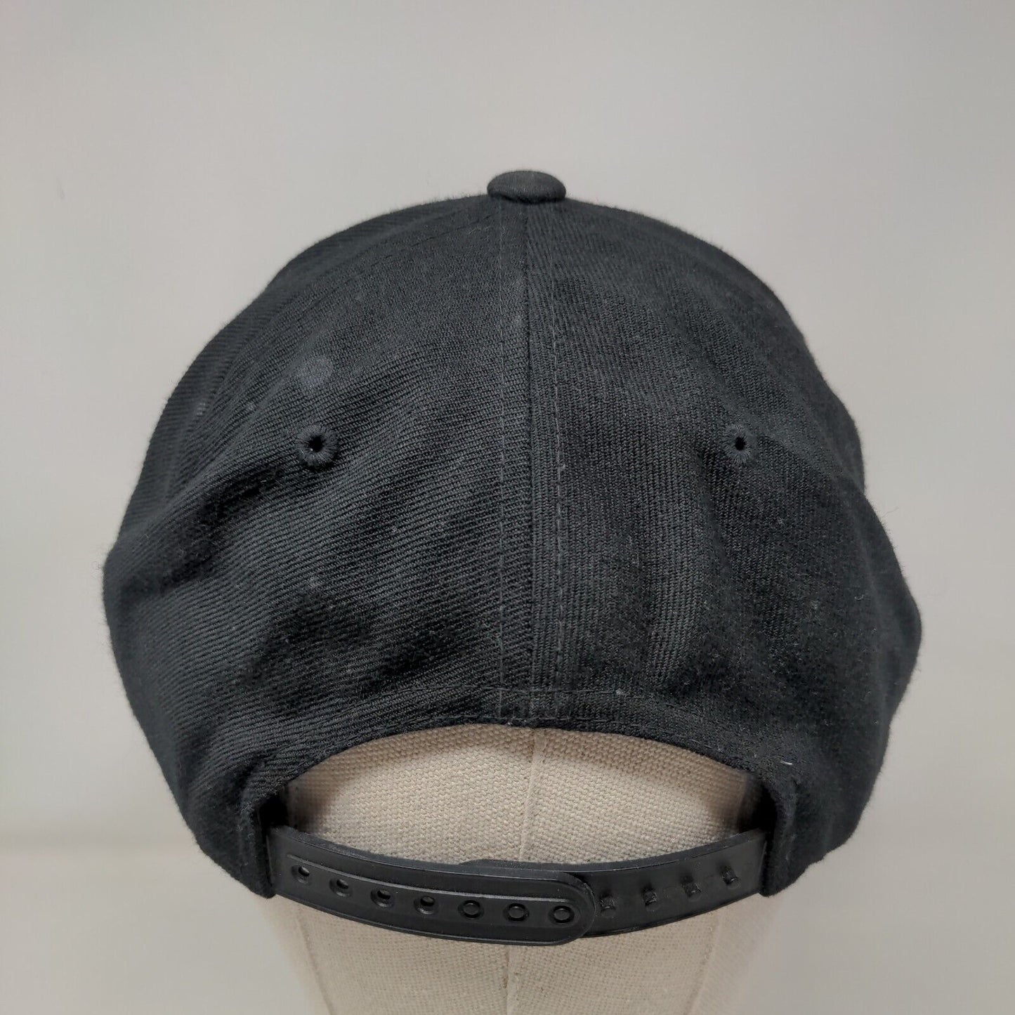 Game Up Snapback Hat Black OSFA Embroidered 6 Panel Sport-Tek