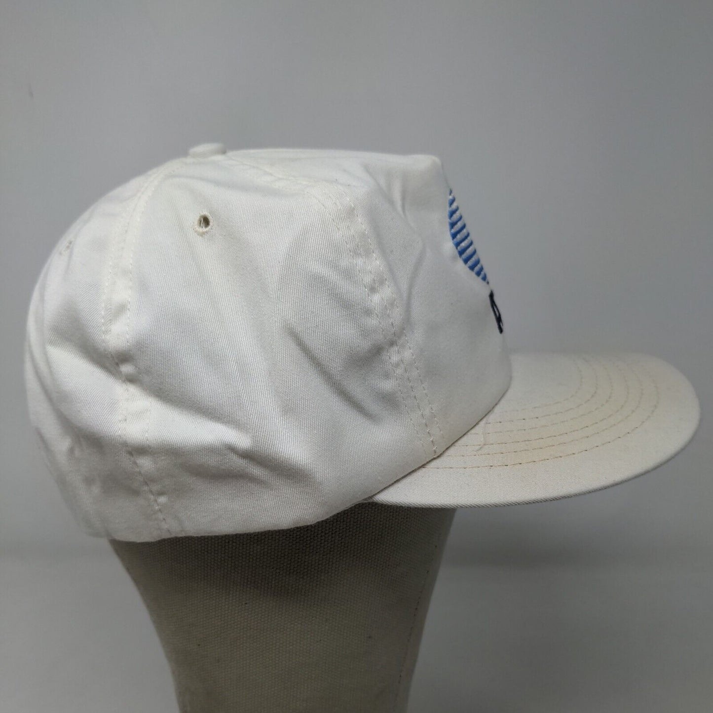 University Square Men's Snapback Trucker Hat White OSFA Vintage AT&T Made USA