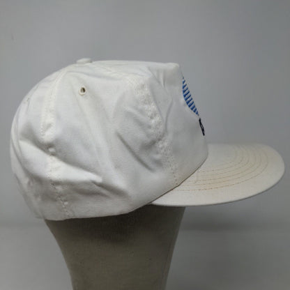 University Square Men's Snapback Trucker Hat White OSFA Vintage AT&T Made USA