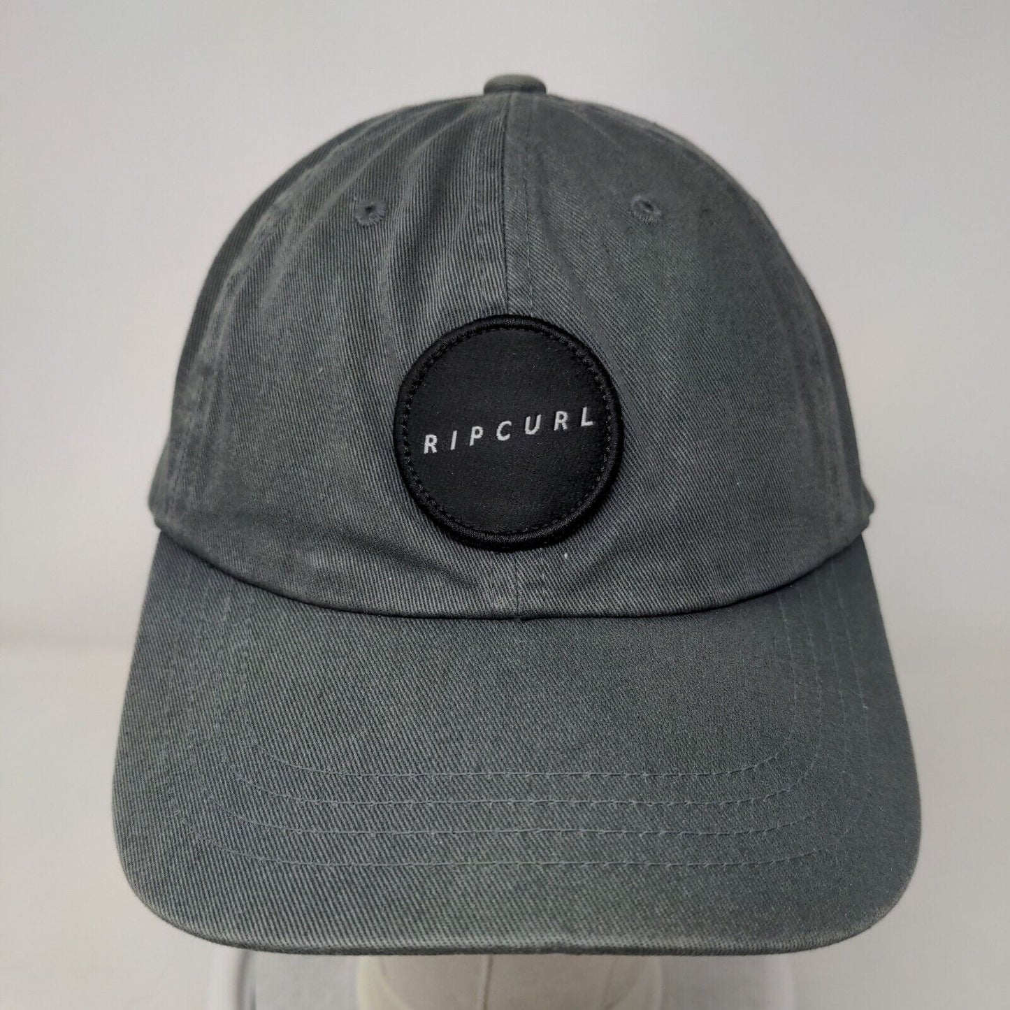 Ripcurl Patch Slideback Hat One Size Greenish-Gray Adjustable Yupoong