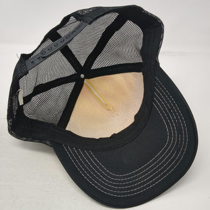 Hollywood Mirror Trucker Hat Black Red White One Size Rising Sun Mesh Back Hat