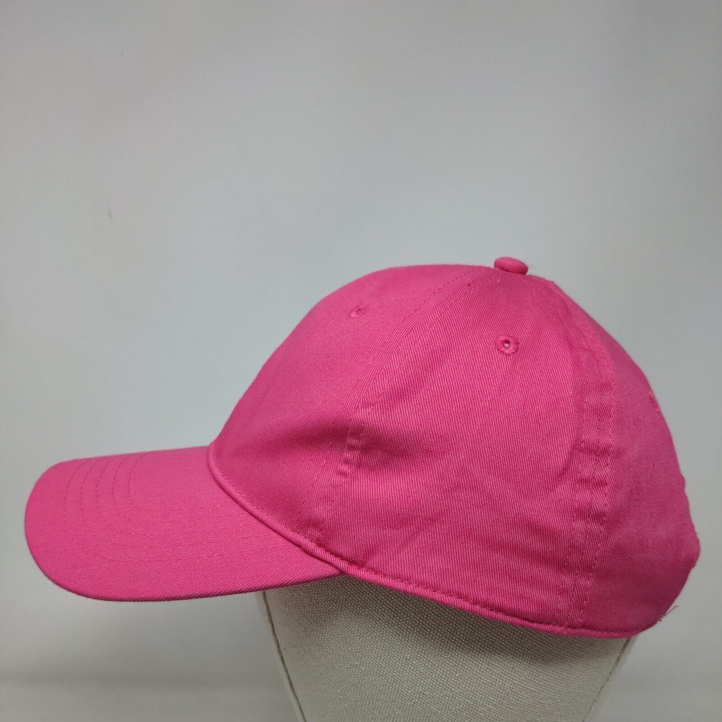 Unbranded Strapback Hat Pink OSFM Adjustable Outdoor 6 Panel Blank