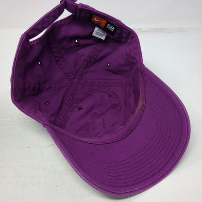 Nike Baseball Cap Purple One Size Slideback Heritage 86 Cotton Swoosh Logo Hat