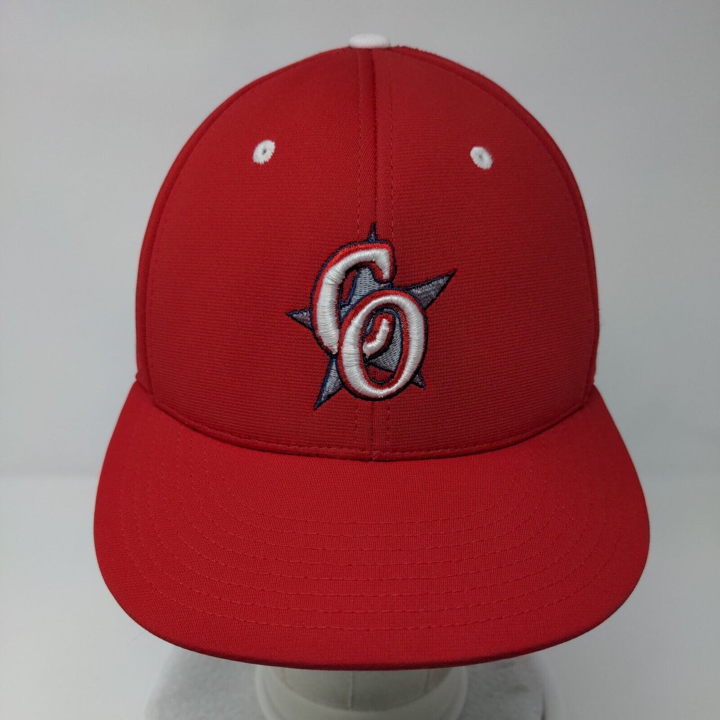CO Star Fitted Hat Red Small-Medium Embroidered Flexfit Richardson