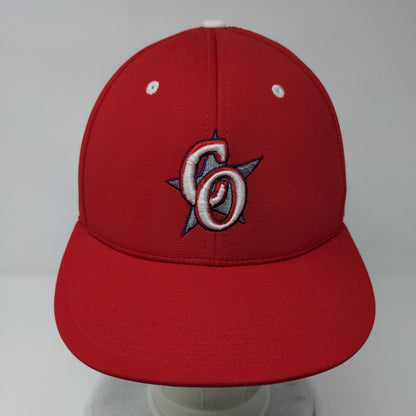 CO Star Fitted Hat Red Small-Medium Embroidered Flexfit Richardson