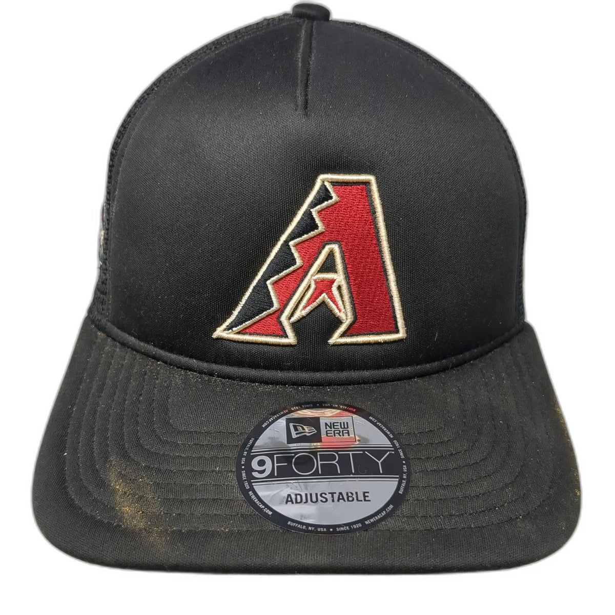 Arizona Diamondbacks MLB New Era Trucker Hat Black 2001 World Series Vintage