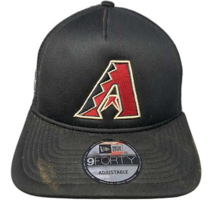 Arizona Diamondbacks MLB New Era Trucker Hat Black 2001 World Series Vintage