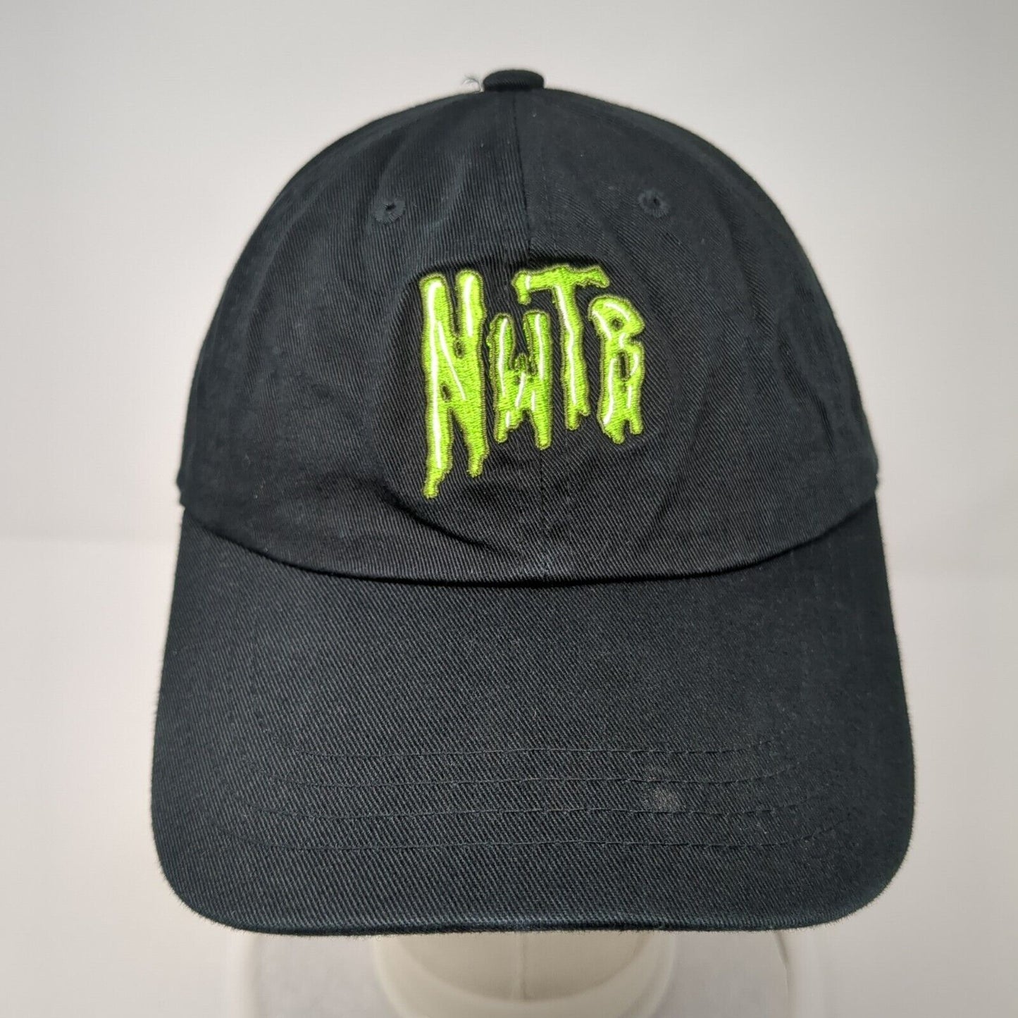 NWTR Slideback Hat Black One Size Adjustable Embroidered The Classics Yupoong