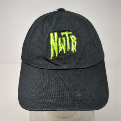 NWTR Slideback Hat Black One Size Adjustable Embroidered The Classics Yupoong