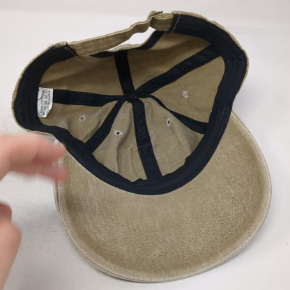Scotty's Vodka Patch Brown Blue Baseball Cap Hat One Size Cotton Slideback