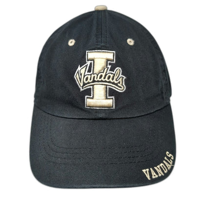 Captivating Headwear Idaho Vandals NCAA Cap Black One Size Gold Slideback Hat