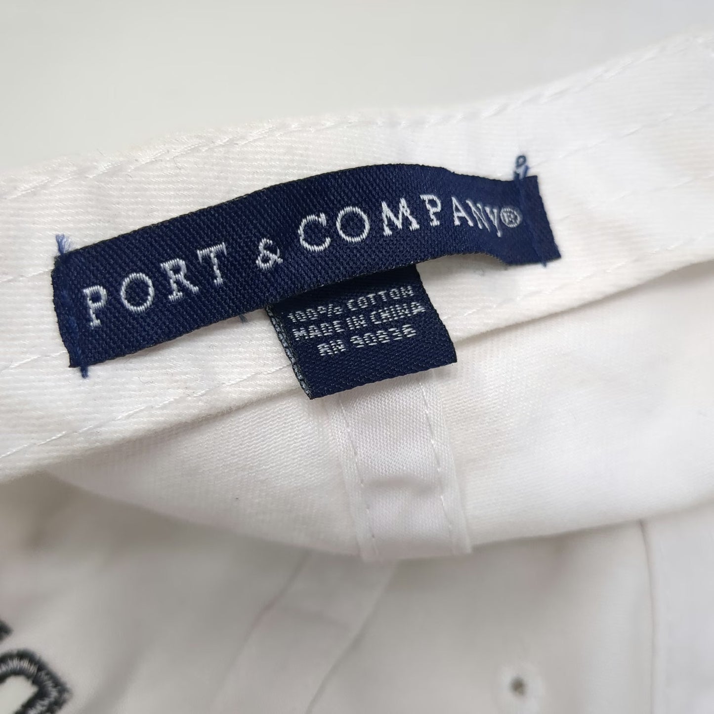 Port & Company Renegade Evolution of Fitness White Baseball Cap One Size Cotton