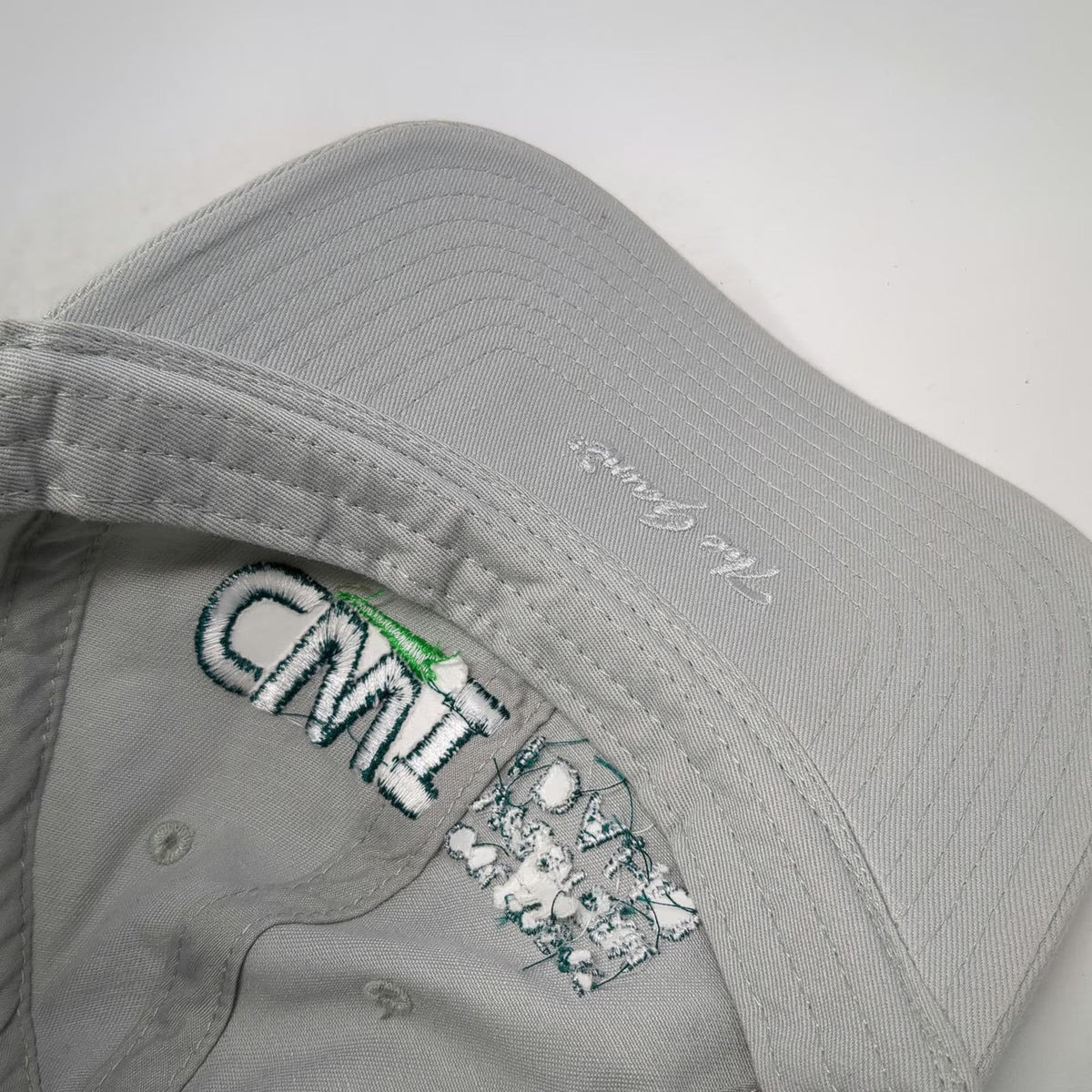The Game Baseball Cap Gray One Size Slideback College of Western Idaho CWI Hat