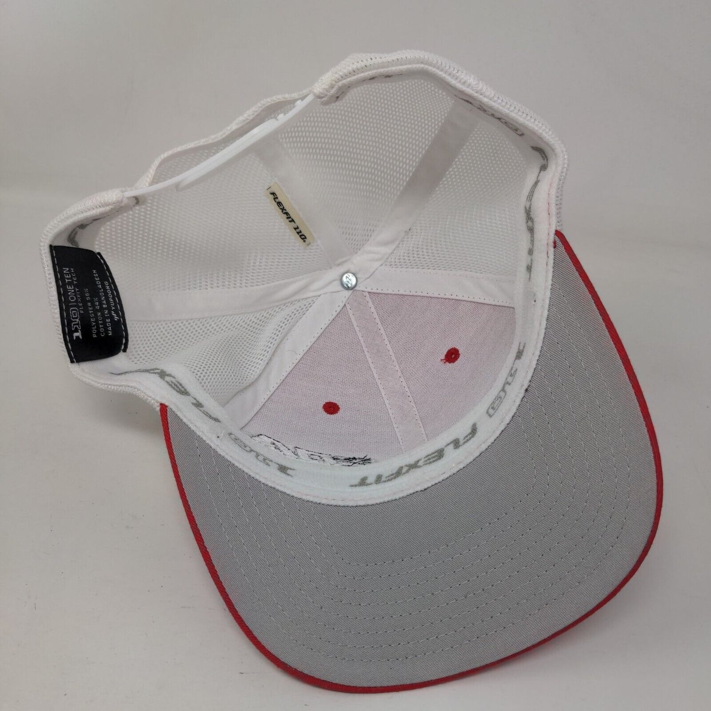CDA Paving And Concrete Specialties Trucker Hat Red One Size 110 Flexfit Yupoong