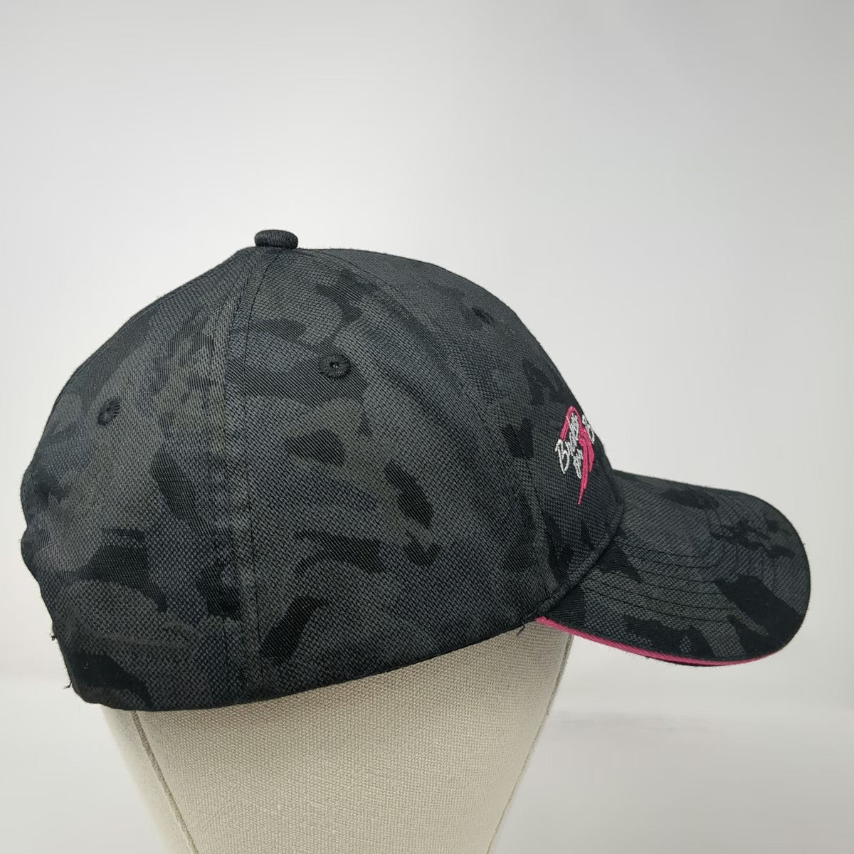 TechNet Brakes for Breasts Camo Snapback Hat Black Pink One Size Awareness