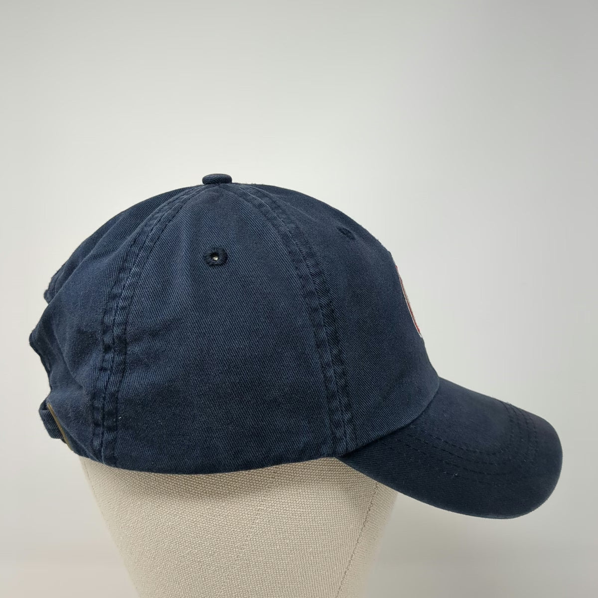 Alternative Baseball Cap Blue One Size Slideback Embroidered P Logo Poky Feather