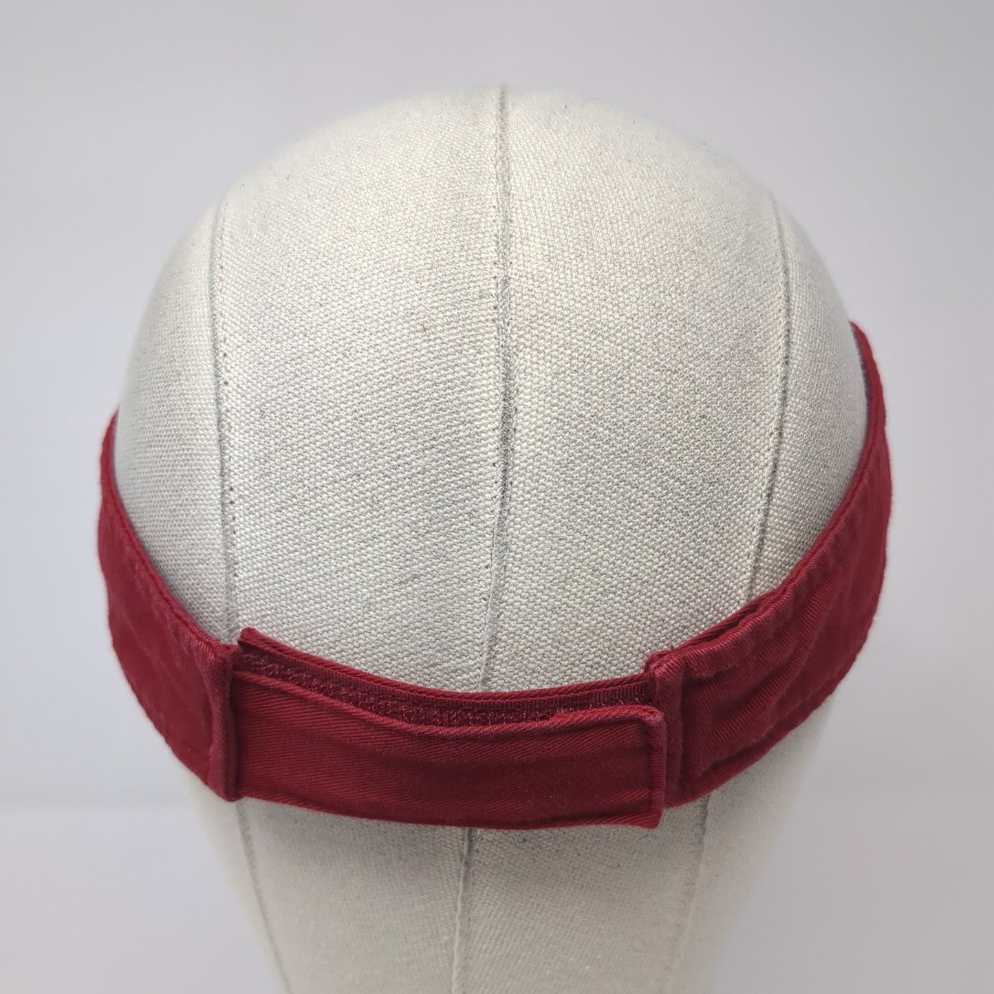 Old Navy 28 Strapback Visor Hat Red One Size Embroidered Adjustable