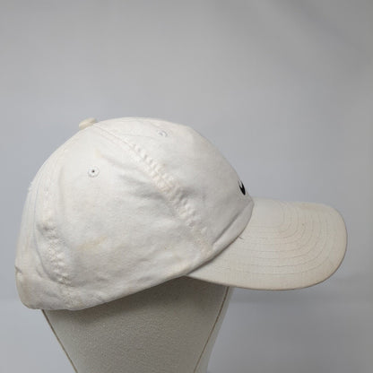 Nike Slideback Hat White One Size Adjustable Embroidered Swoosh 6 Panel