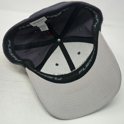 WearGuard Baseball Cap Gray L Flexfit Specialty Sales LLC Logo Curved Brim Hat